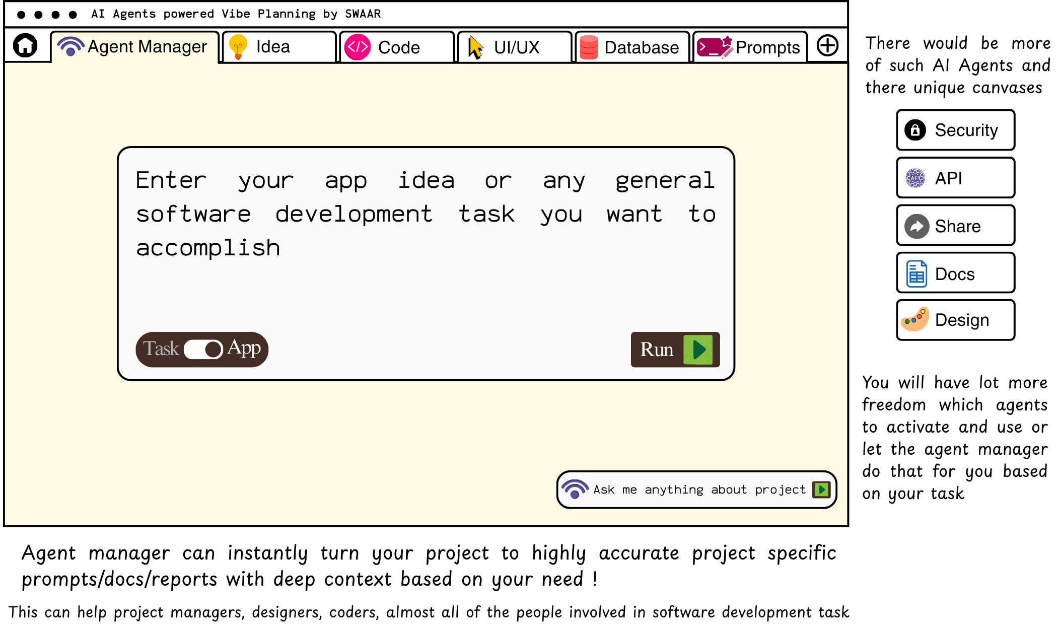 Vibe Planning Canvas UI